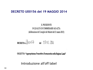 EBPM off label - FIMMG Viterbo