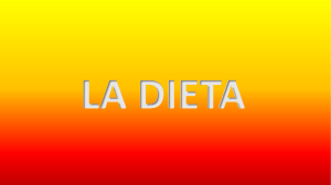 una dieta equilibrata - Istituto Giovanni XXIII
