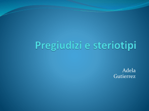 Pregiudizi e steriotipi