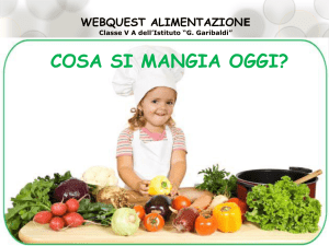 WebQuest sull`alimentazione_Svolta