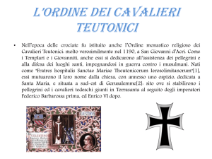 L*ORDINE DEI CAVALIERI TEUTONICI