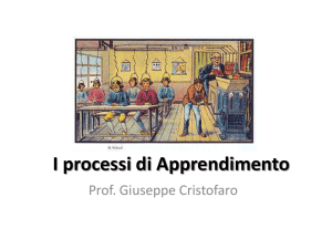 I processi di Apprendimento
