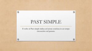 past simple - scuolepie.it