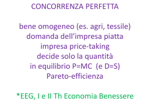 concorrenza perfetta