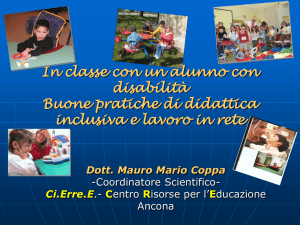 In classe con un alunno con disabilità