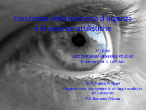 emergenze oculistiche