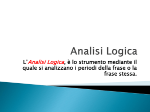 Analisi Logica