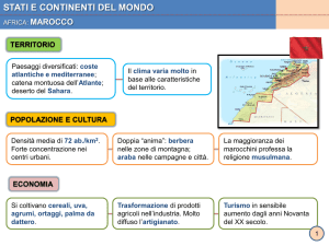 Marocco: Geografia, Popolazione e Economia