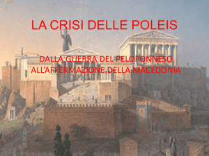 LA CRISI DELLE POLEIS