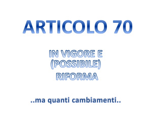 ARTICOLO 70