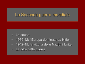 La seconda guerra mondiale