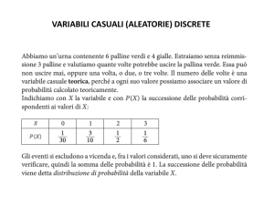 se il numero di prove n diventa molto grande e