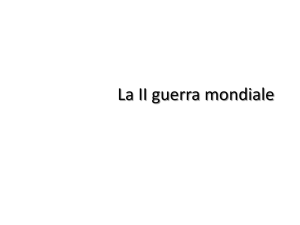 La II guerra mondiale