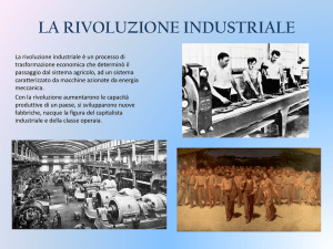 RIVOLUZIONE INDUSTRIALE e BELLE EPOQUE