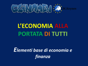 L*ECONOMIA ALLA PORTATA DI TUTTI Elementi