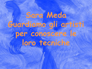 Guardiamo gli artisti per conoscere le loro tecniche