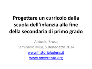 slides - Indicazioni Nazionali Marche