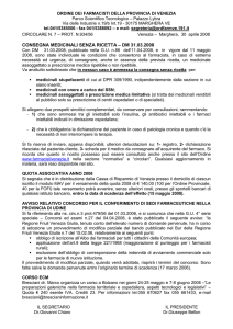 consegna medicinali senza ricetta - dm 31.03.2008