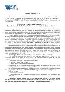 DETERMINA DEL DIRETTORE DELLA