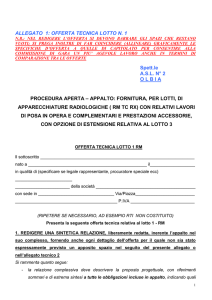 allegato parte tecnica 1: offerta tecnica