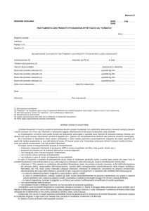 trattamento con prodotti fitosanitari effettuato da “terzista”