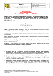p.o.r. ancona-realizzazione impianto di condizionamento per