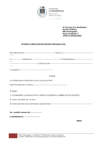 certificazione censuaria