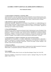 programma del corso