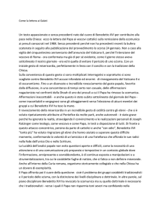 Come la lettera ai Galati Un testo appassionato e senza precedenti