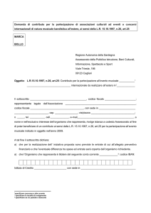 Domanda di contributo