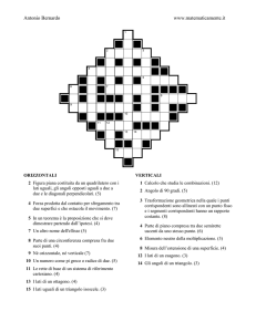 Antonio Bernardo www.matematicamente.it ORIZZONTALI 2 Figura