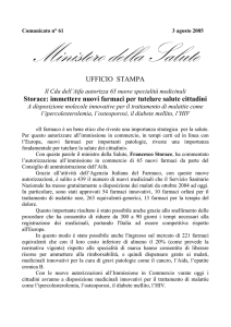 ufficio stampa - Ministero della Salute