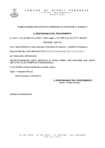 Data - Comune di Rivoli Veronese