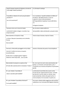 Qual è il tempo massimo di riduzione sul orario di uscita degli
