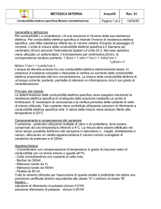 Conducibilità elettrica specifica