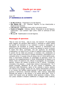 Omelie per un anno - Volume 1-Anno B - salesiani don Bosco