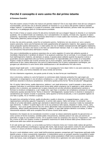 Perché il concepito è vero uomo fin dal primo istante
