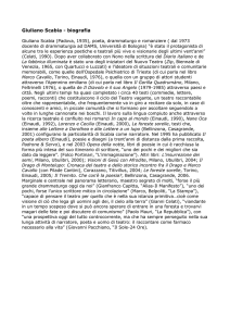Biografia di Giuliano Scabia