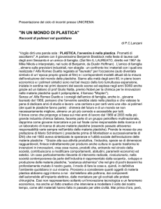 Presentazione del ciclo di incontri - Uni