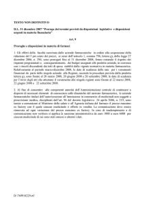 testo non definitivo
