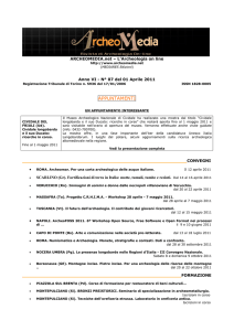 ARCHEOMEDIA.net - L`Archeologia on line