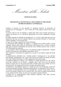 ufficio stampa meningite. il punto sulla
