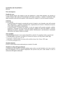 ECONOMIA DEI TRASPORTI 1