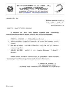 circ_21_manifestazioni musicali - Istituto Comprensivo via Moisè Loria