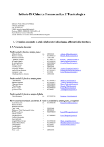 Istituto Di Chimica Farmaceutica E Tossicologica
