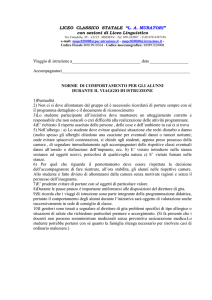 norme di comportamento per gli alunni