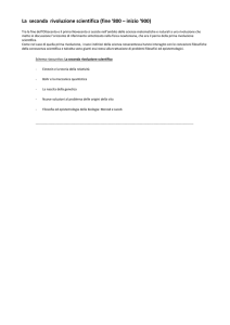 La seconda rivoluzione scientifica