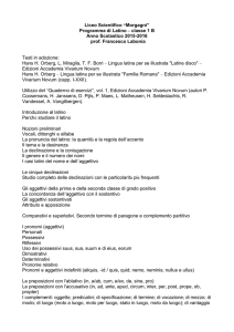 latino - Liceo Morgagni