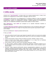 L`otite acuta