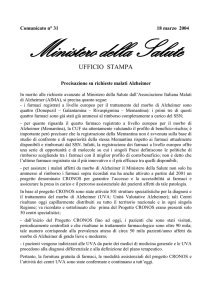 ufficio stampa - Ministero della Salute